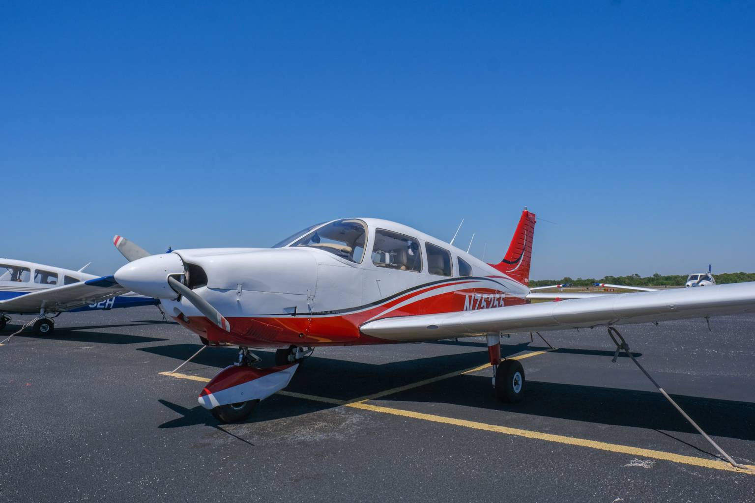 Piper Archer II on the ramp