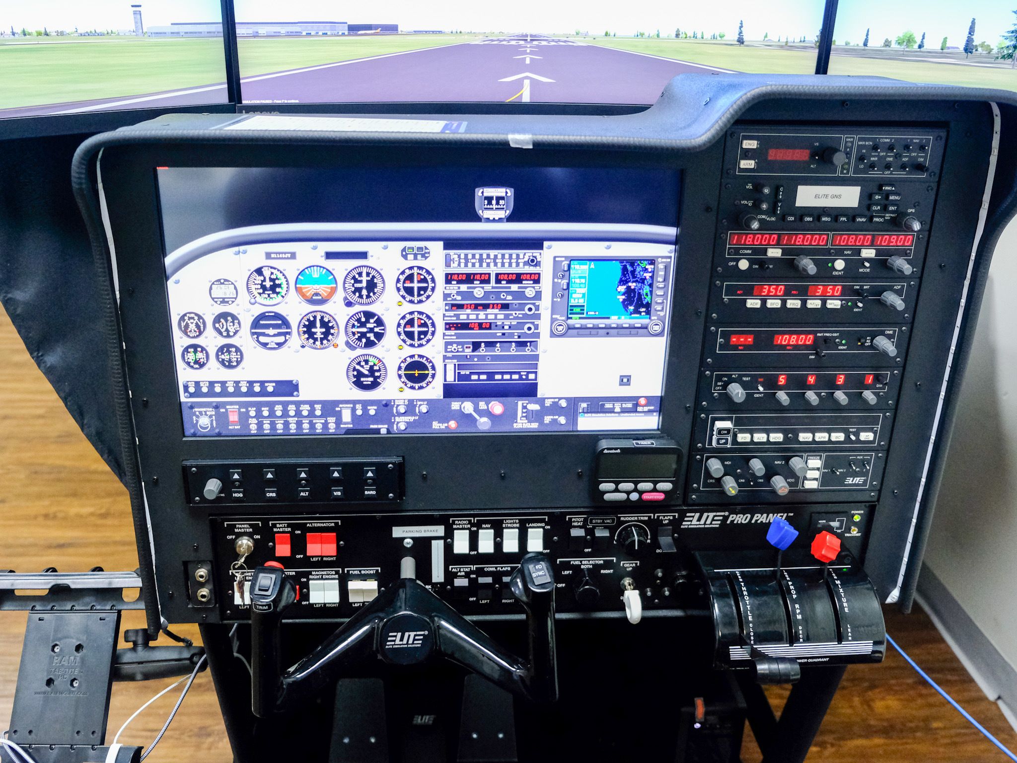 Replicated cockpit controls